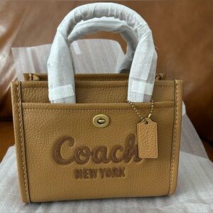 Coach Cargo Mini Bubble Leather Tote 20